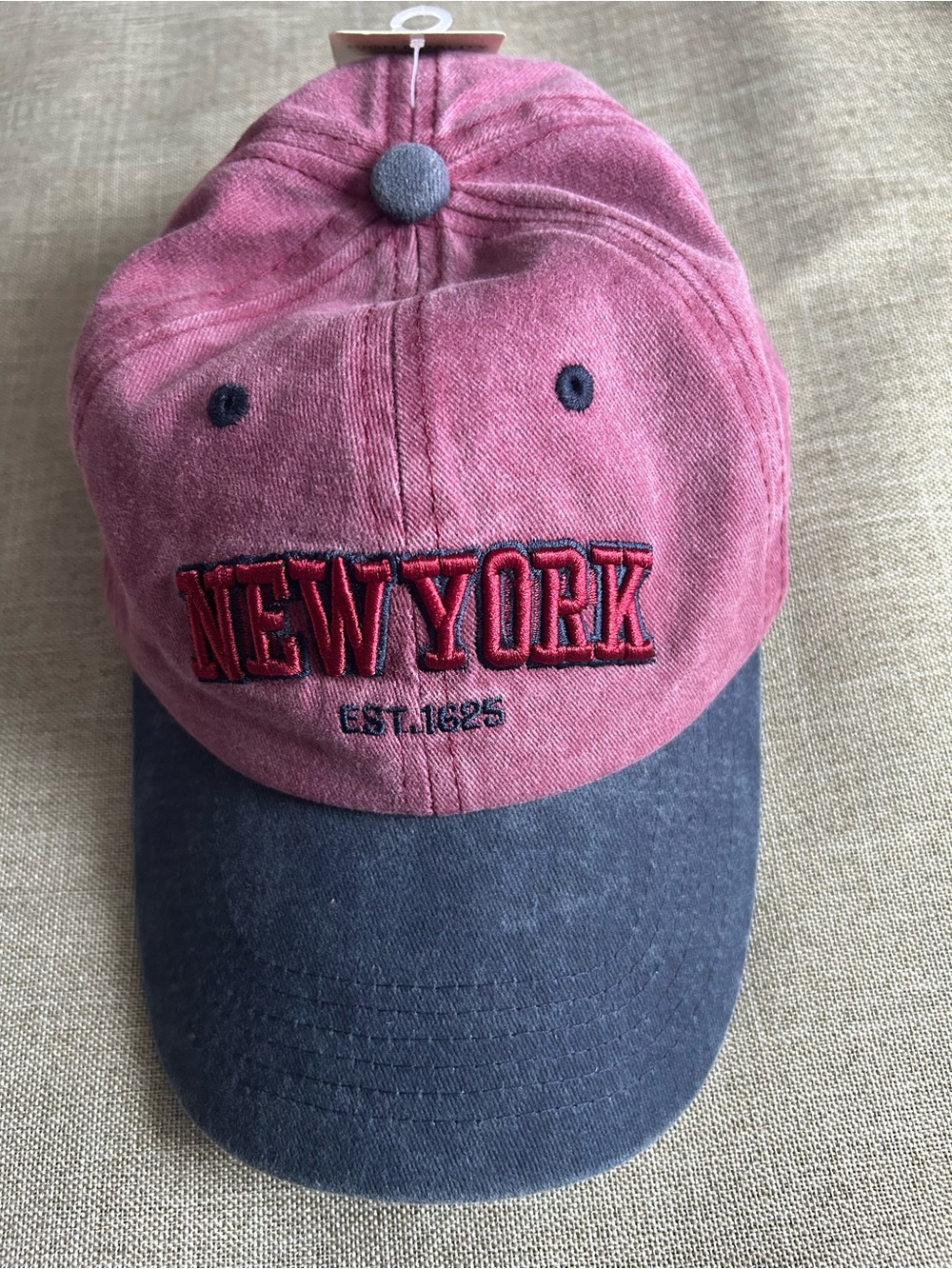 Two-Tone New York Baseball Cap Hat